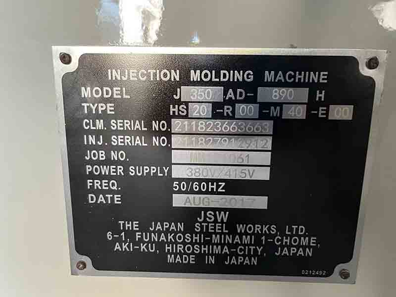JSW J350AD 2017 3units